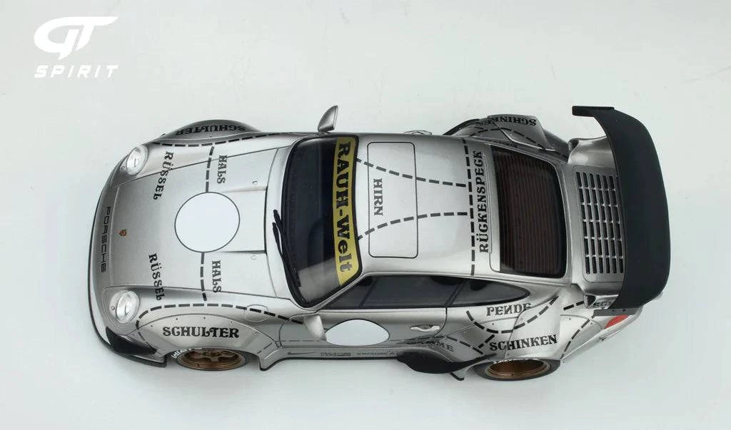 GT Spirit - RWB Porsche 911 (993) "Silver Phantom" (Silver) 1:18 Scale Model Car - Model Cars Canada Inc.