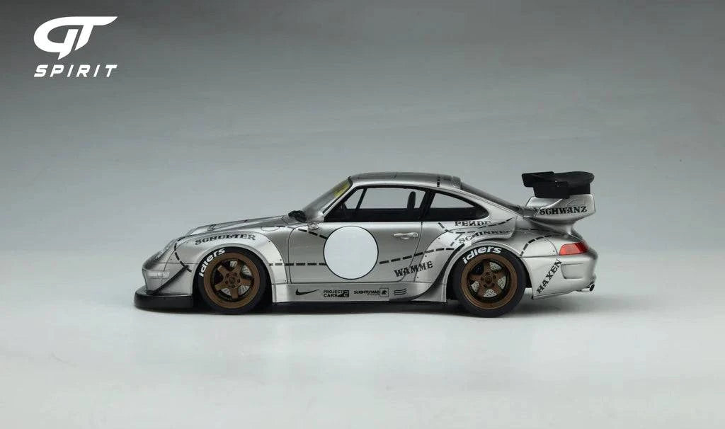 GT Spirit - RWB Porsche 911 (993) "Silver Phantom" (Silver) 1:18 Scale Model Car - Model Cars Canada Inc.