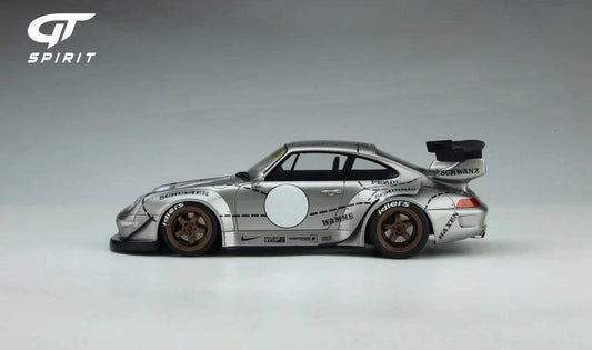 GT Spirit - RWB Porsche 911 (993) "Silver Phantom" (Silver) 1:18 Scale Model Car - Model Cars Canada Inc.