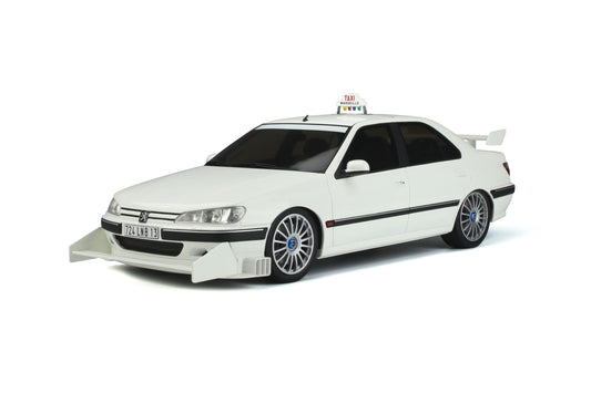 OttOmobile - Peugeot 406 "Taxi" (White) 1:12 Scale Model Car - Model Cars Canada Inc.