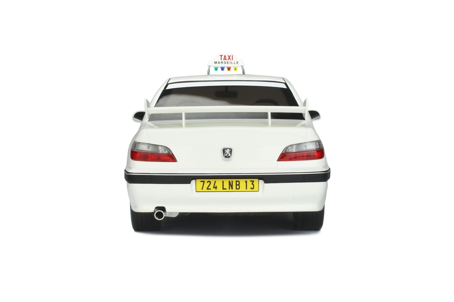 OttOmobile - Peugeot 406 "Taxi" (White) 1:12 Scale Model Car