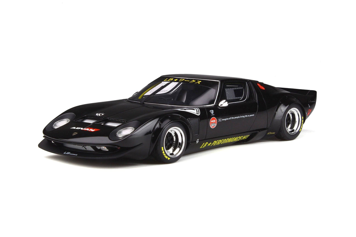 GT Spirit - Liberty Walk Lamborghini Miura (Black) 1:18 Scale Model Car - Model Cars Canada Inc.