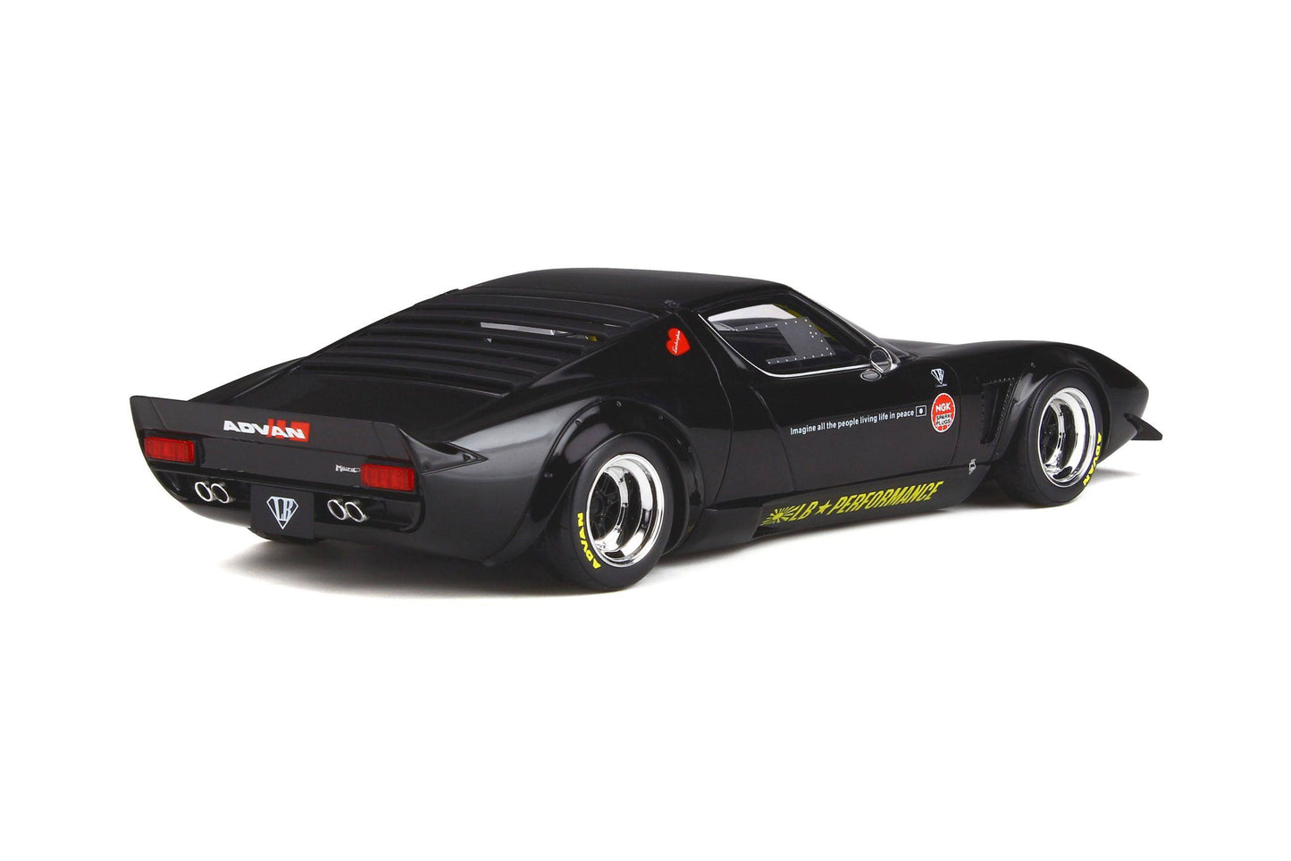 GT Spirit - Liberty Walk Lamborghini Miura (Black) 1:18 Scale Model Car - Model Cars Canada Inc.