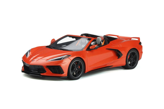 GT Spirit - Chevrolet Corvette Cabriolet (C8) (Sebring Orange) 1:18 Scale Model Car - Model Cars Canada Inc.