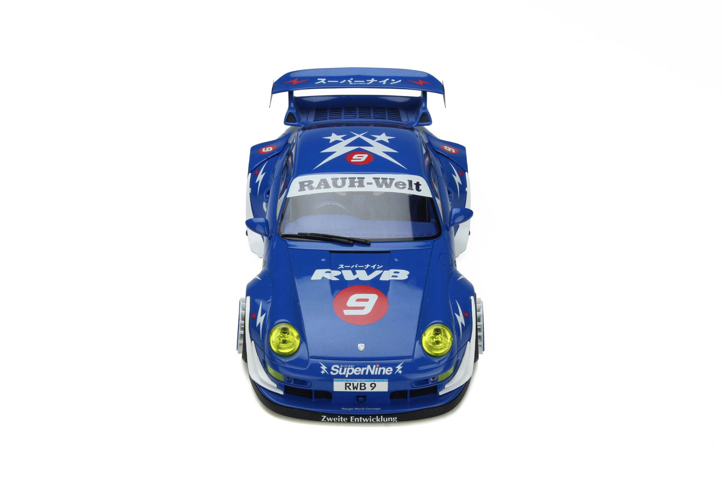 GT Spirit - RWB Porshce 911 (993) "Supernine" (Blue) 1:18 Scale Model Car