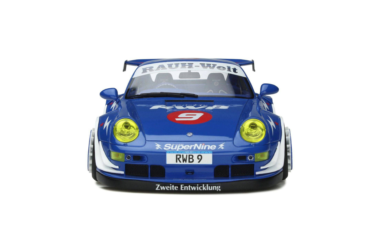 GT Spirit - RWB Porshce 911 (993) "Supernine" (Blue) 1:18 Scale Model Car