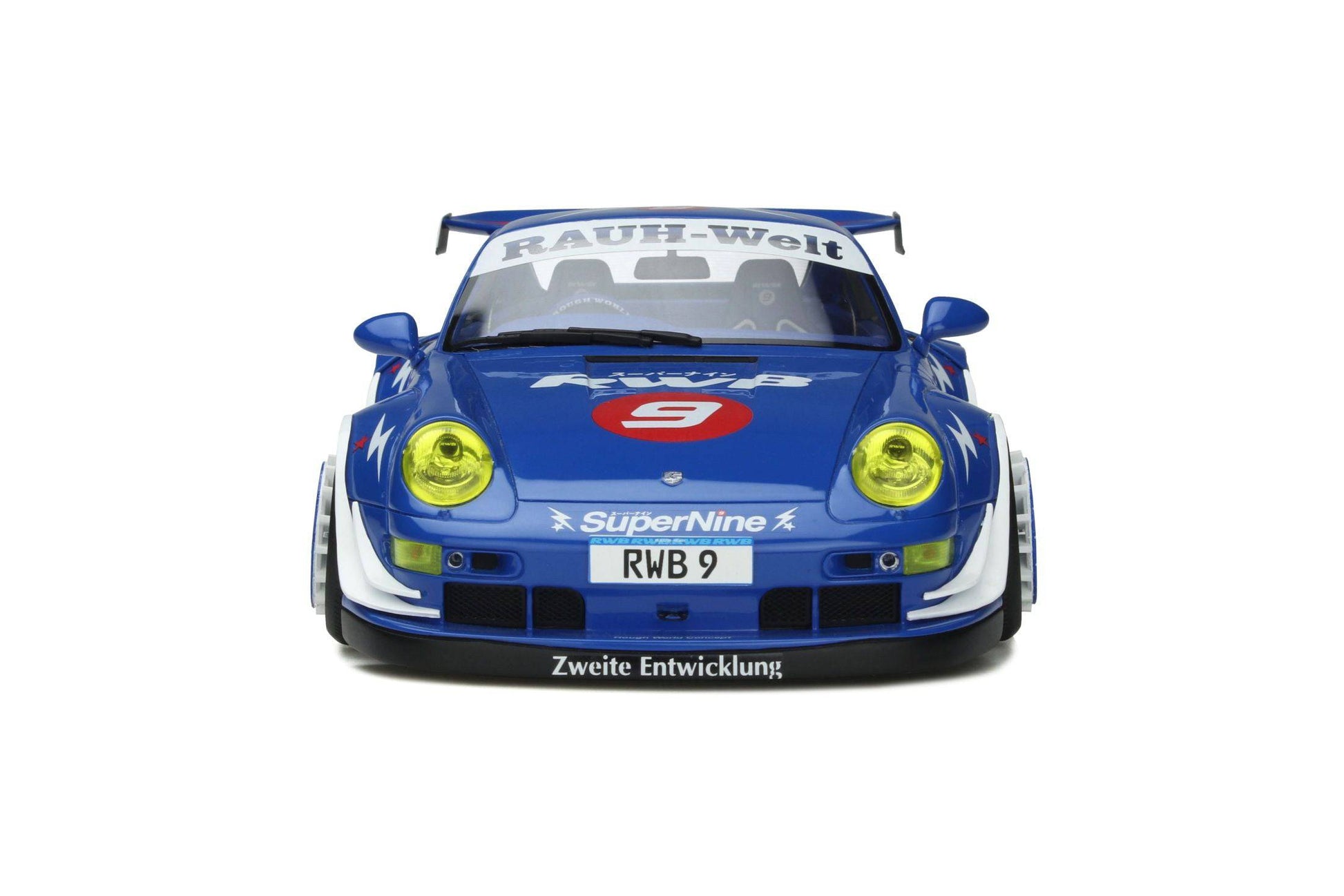 GT Spirit - RWB Porshce 911 (993) "Supernine" (Blue) 1:18 Scale Model Car - Model Cars Canada Inc.