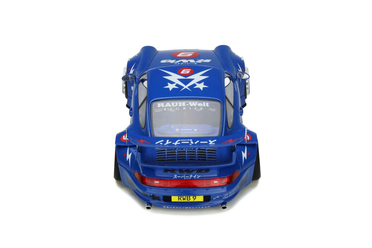 GT Spirit - RWB Porshce 911 (993) "Supernine" (Blue) 1:18 Scale Model Car