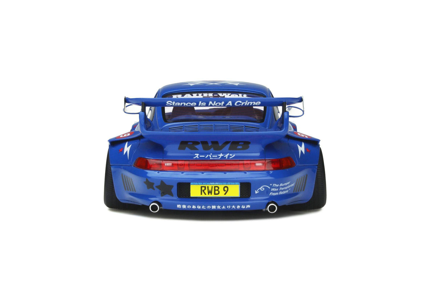 GT Spirit - RWB Porshce 911 (993) "Supernine" (Blue) 1:18 Scale Model Car - Model Cars Canada Inc.