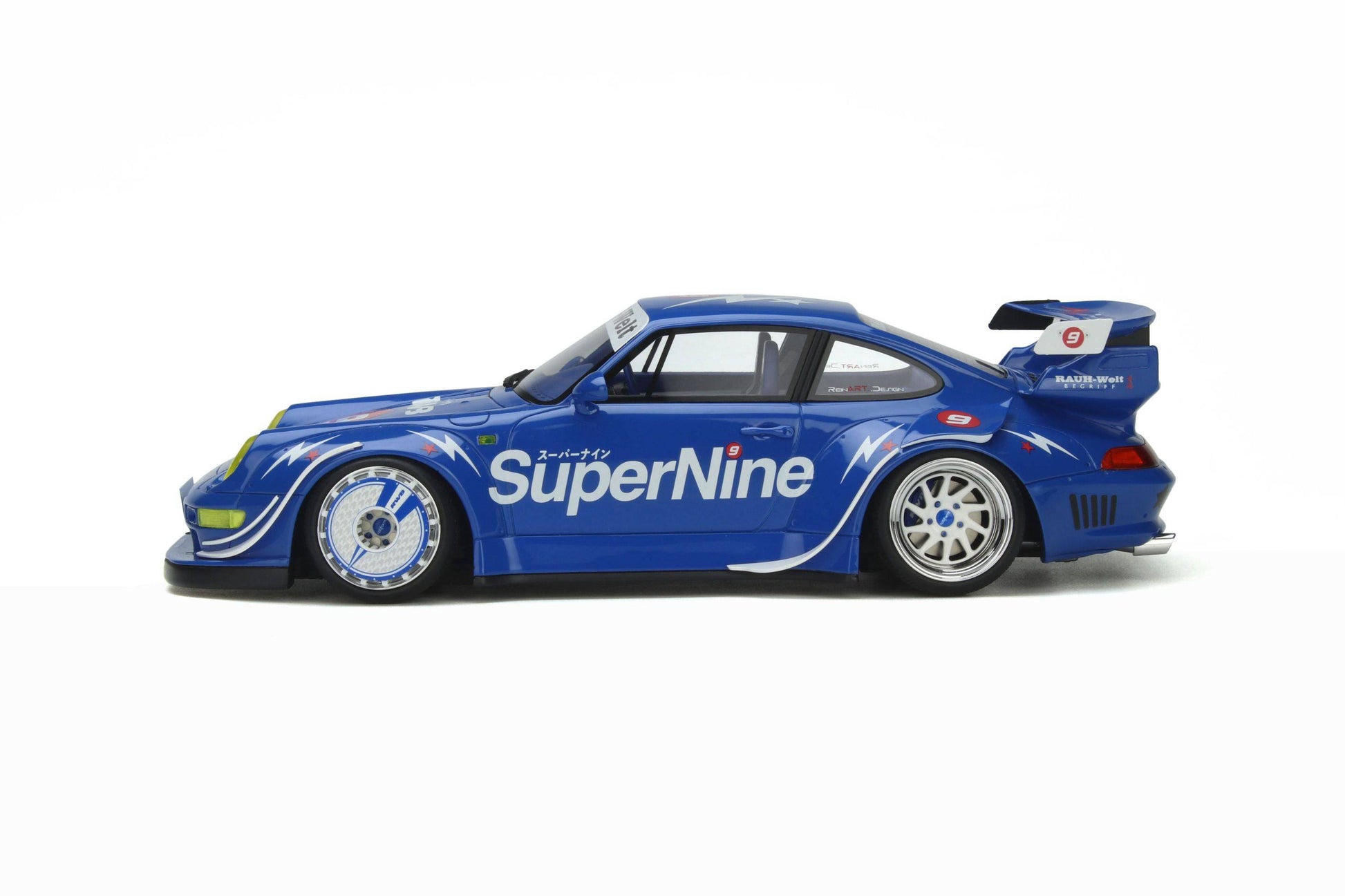 GT Spirit - RWB Porshce 911 (993) "Supernine" (Blue) 1:18 Scale Model Car - Model Cars Canada Inc.