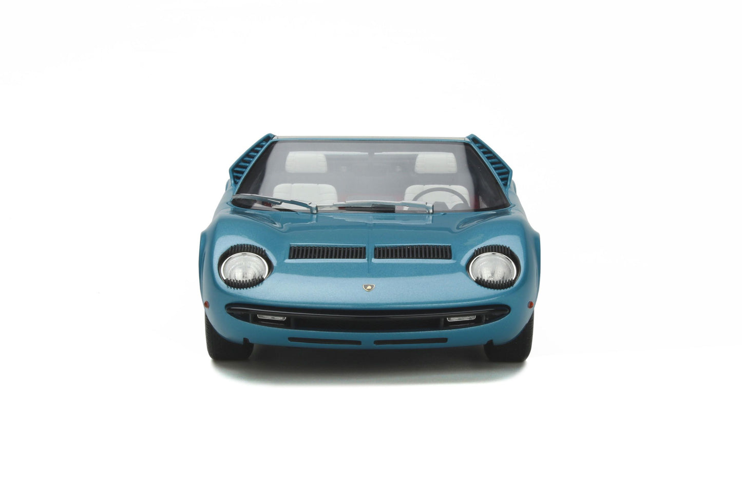 GT Spirit - Lamborghini Miura P400 Roadster (1968) (Azzuro Cielo Blue) 1:18 Scale Model Car