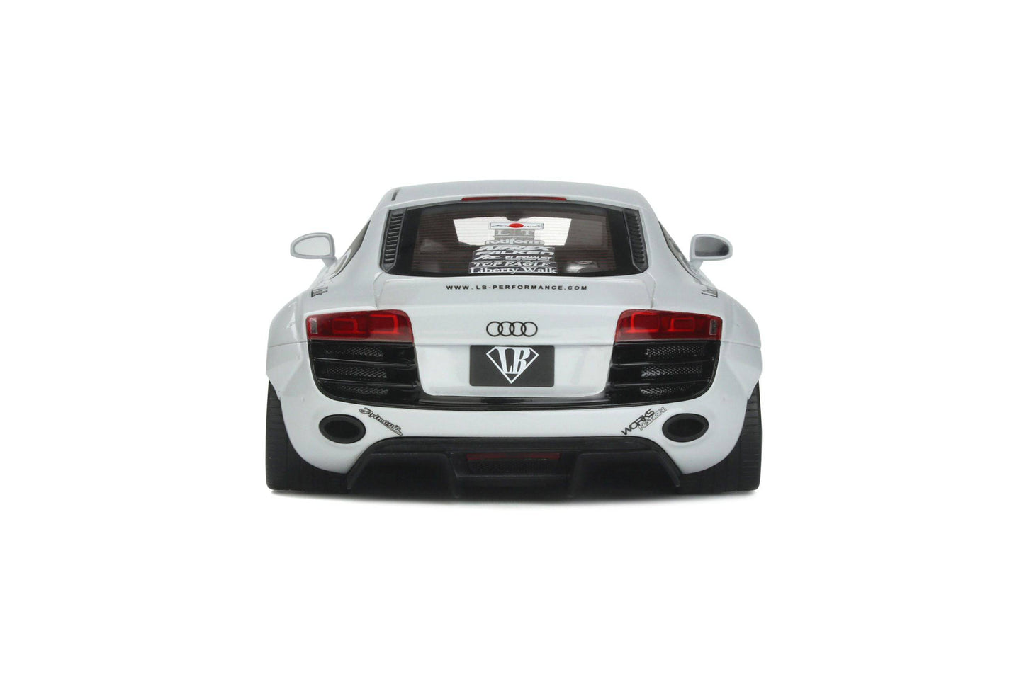 GT Spirit - Liberty Walk Audi R8 (Glacier White) 1:18 Scale Model Car - Model Cars Canada Inc.