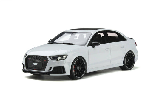 GT Spirit - ABT Audi RS3 Sedan (White) 1:18 Scale Model Car - Model Cars Canada Inc.