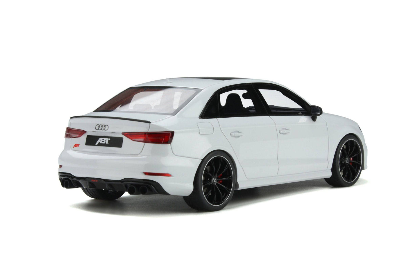 GT Spirit - ABT Audi RS3 Sedan (White) 1:18 Scale Model Car - Model Cars Canada Inc.