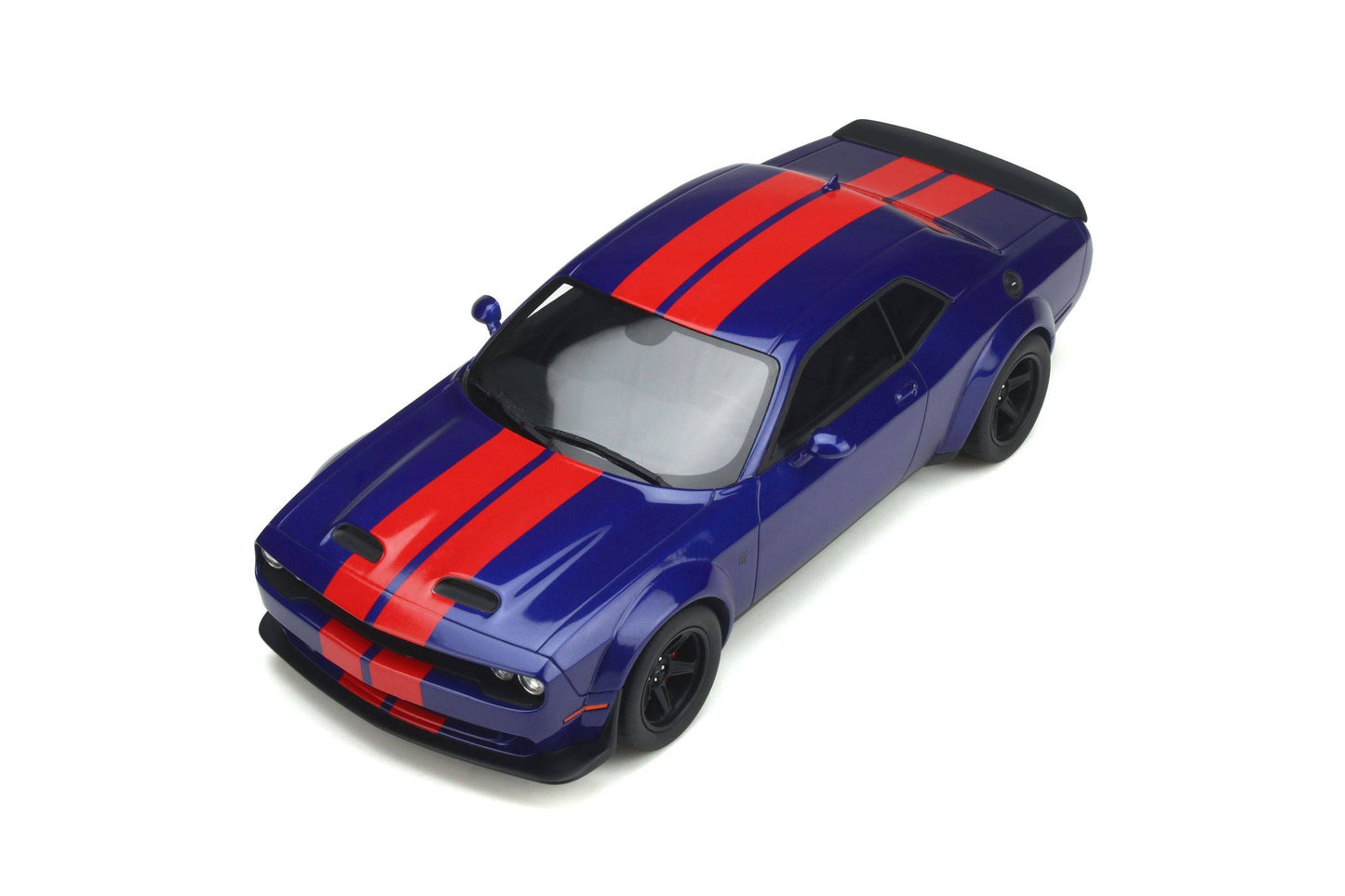 GT Spirit - Dodge Challenger Super Stock (2021) (Indigo Blue) 1:18 Scale Model Car - Model Cars Canada Inc.
