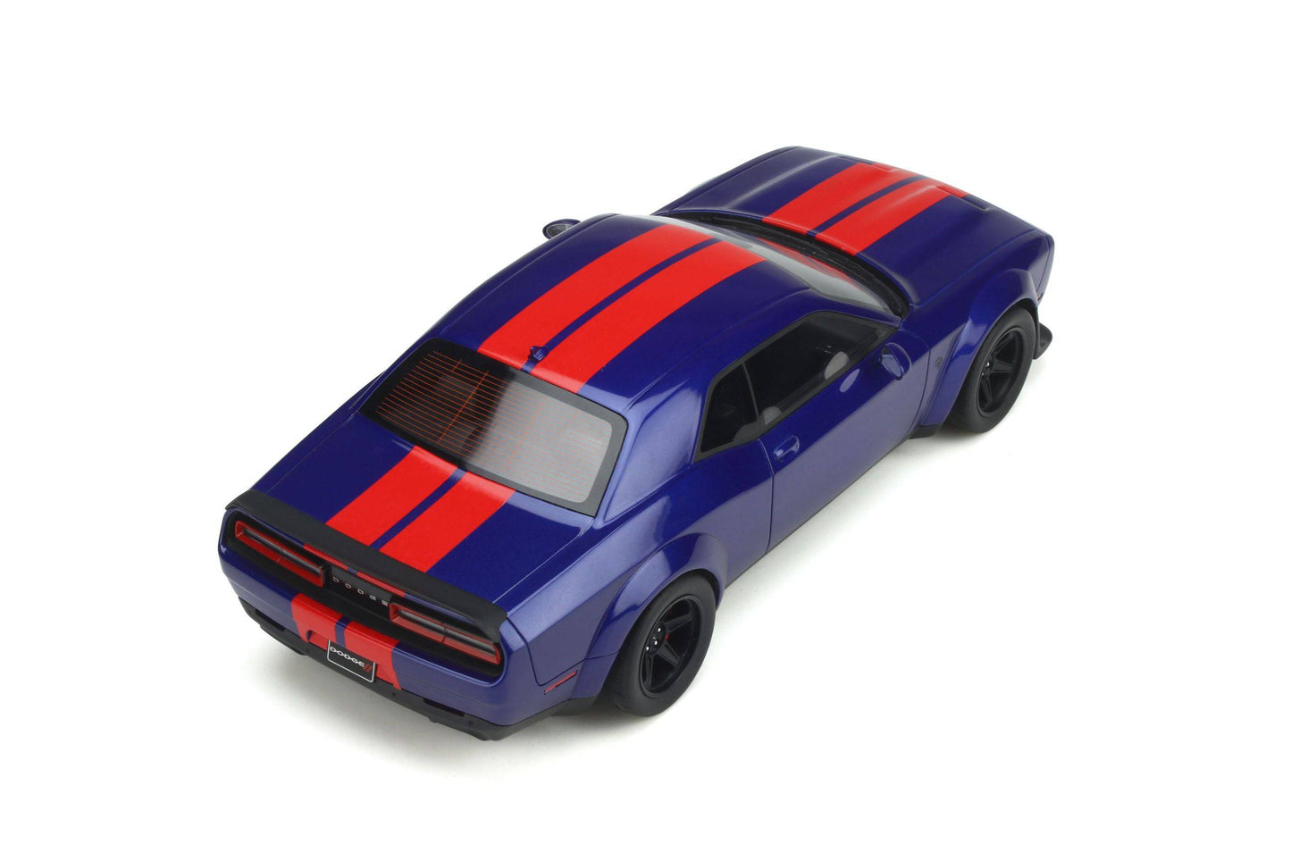 GT Spirit - Dodge Challenger Super Stock (2021) (Indigo Blue) 1:18 Scale Model Car - Model Cars Canada Inc.