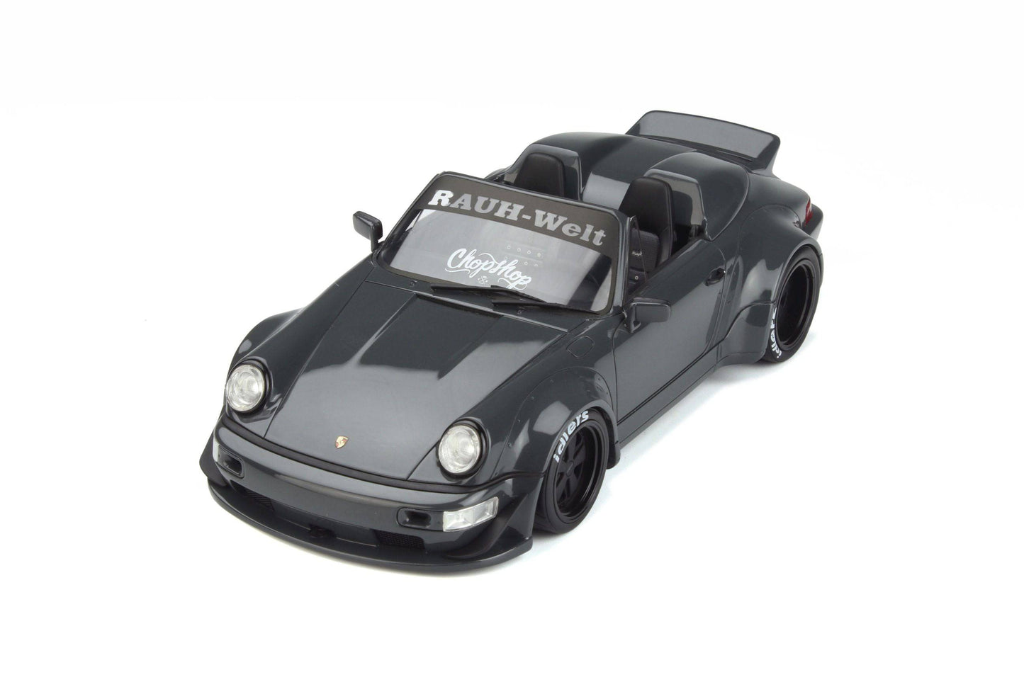 GT Spirit - RWB Porsche 911 Speedster (964) "Yabai" (Grigio Telesto) 1:18 Scale Model Car