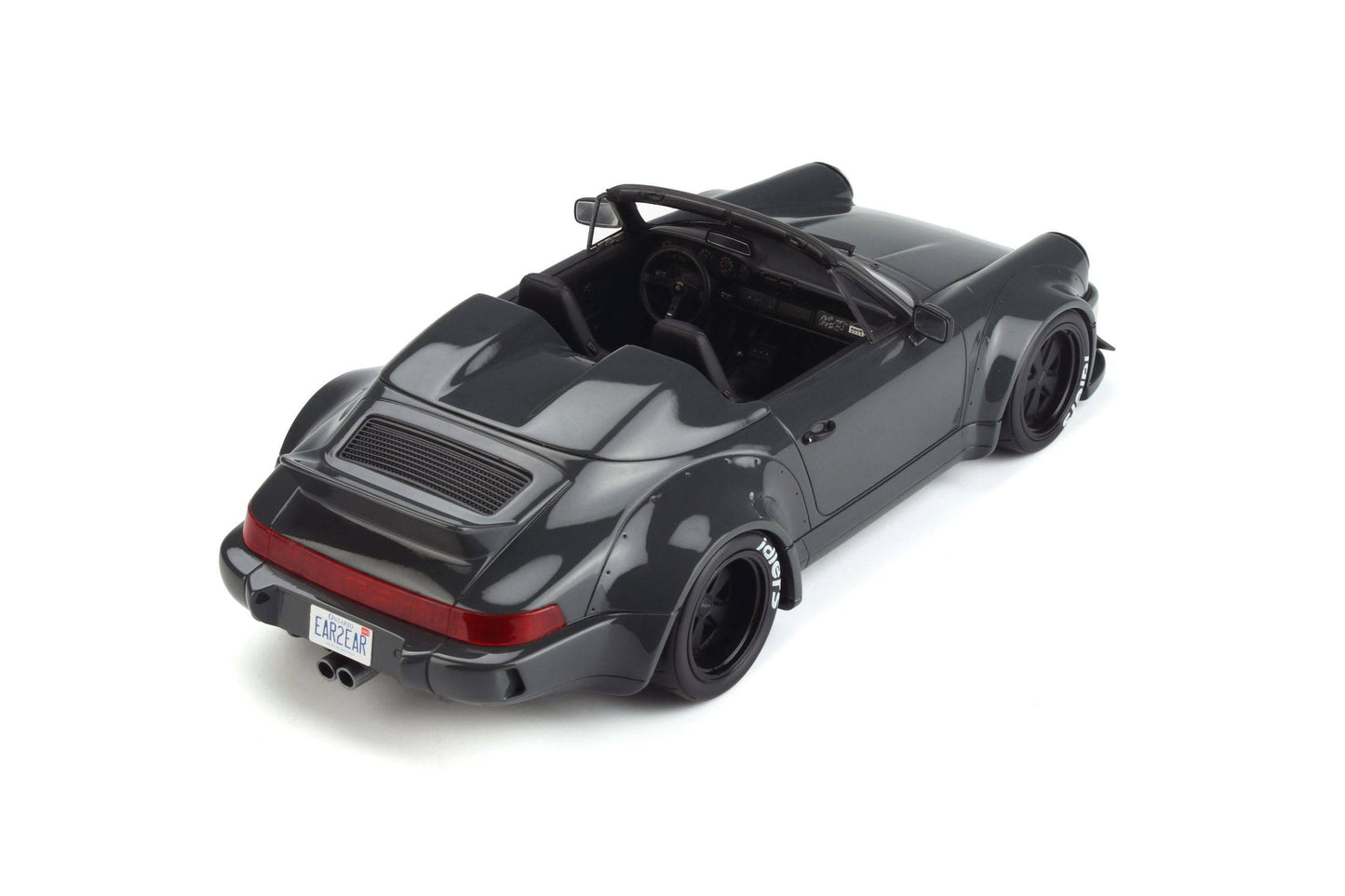 GT Spirit - RWB Porsche 911 Speedster (964) "Yabai" (Grigio Telesto) 1:18 Scale Model Car