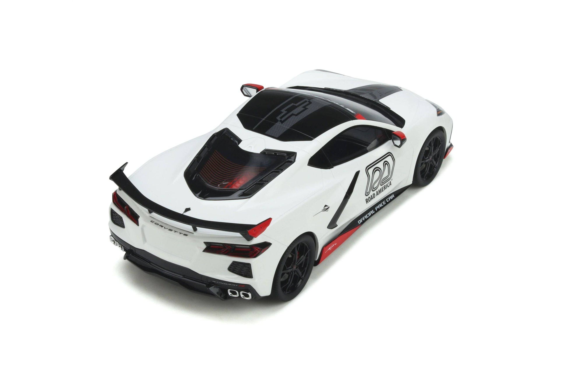 GT Spirit - Chevrolet Corvette (C8) "Pace Car" (2020) (Arctic White) 1:18 Scale Model Car - Model Cars Canada Inc.
