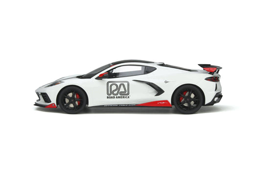 GT Spirit - Chevrolet Corvette (C8) "Pace Car" (2020) (Arctic White) 1:18 Scale Model Car - Model Cars Canada Inc.