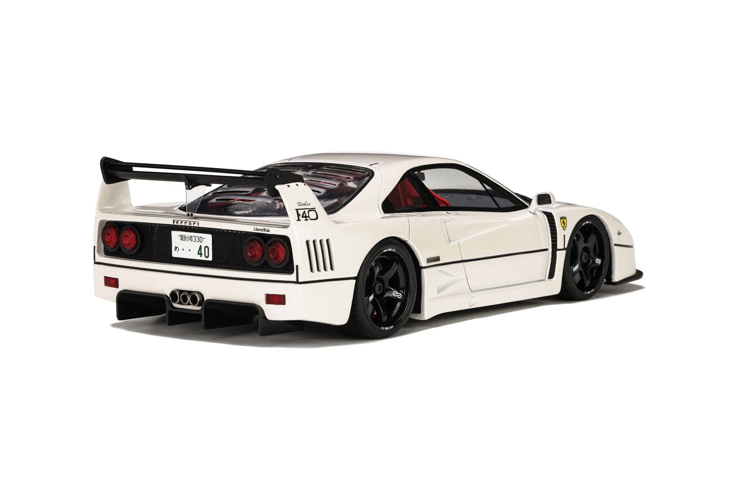 GT Spirit - Liberty Walk Ferrari F40 "Dolce" (White) 1:18 Scale Model Car - Model Cars Canada Inc.