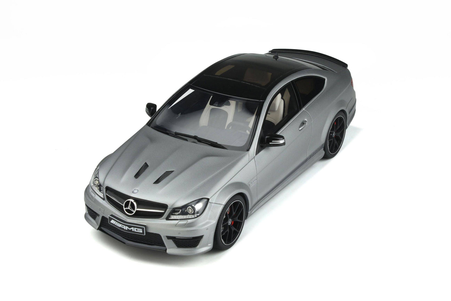 GT Spirit - Mercedes-Benz C63 AMG "Edition 507" (W204) (Designo Magno Platinum Matte) 1:18 Scale Model Car