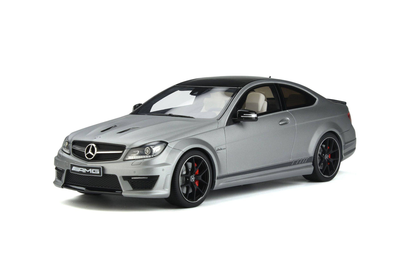 GT Spirit - Mercedes-Benz C63 AMG "Edition 507" (W204) (Designo Magno Platinum Matte) 1:18 Scale Model Car