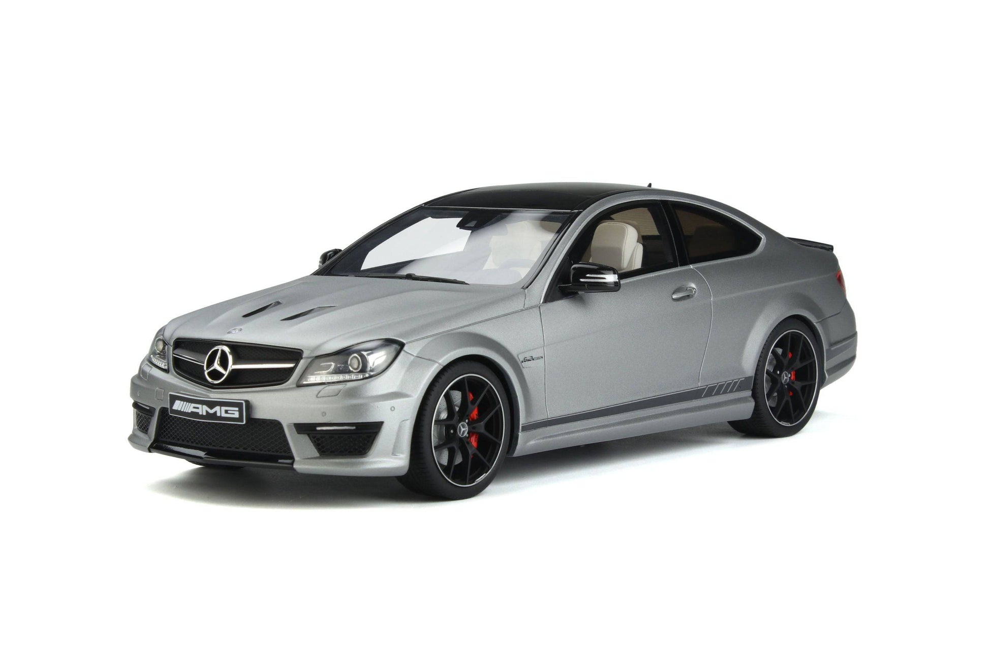 GT Spirit - Mercedes-Benz C63 AMG "Edition 507" (W204) (Designo Magno Platinum Matte) 1:18 Scale Model Car - Model Cars Canada Inc.