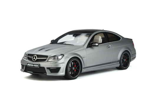 GT Spirit - Mercedes-Benz C63 AMG "Edition 507" (W204) (Designo Magno Platinum Matte) 1:18 Scale Model Car - Model Cars Canada Inc.