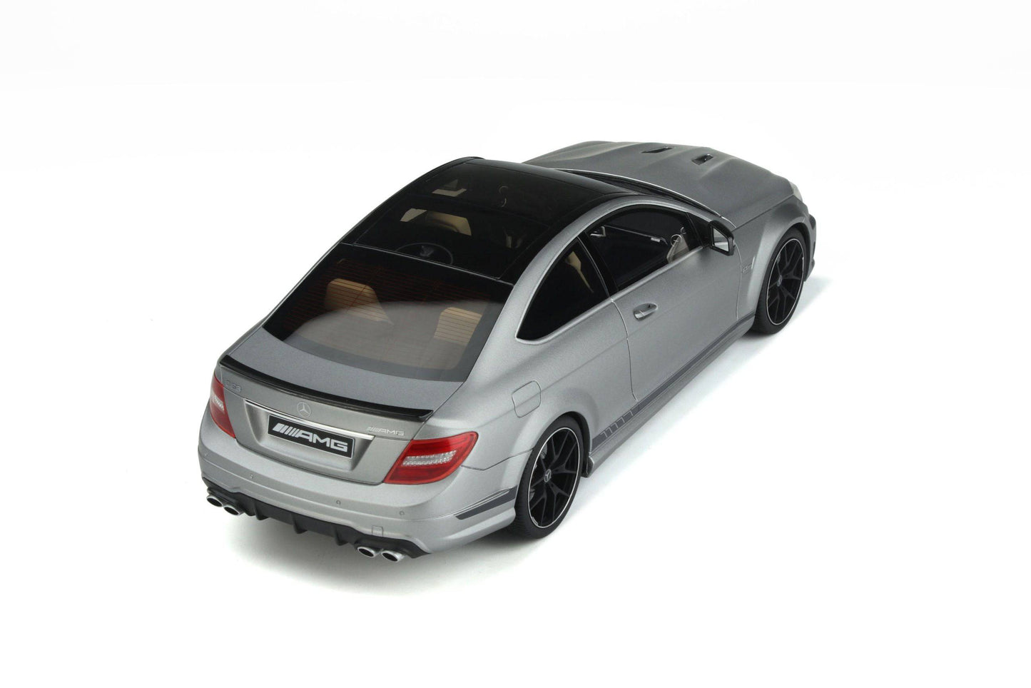 GT Spirit - Mercedes-Benz C63 AMG "Edition 507" (W204) (Designo Magno Platinum Matte) 1:18 Scale Model Car