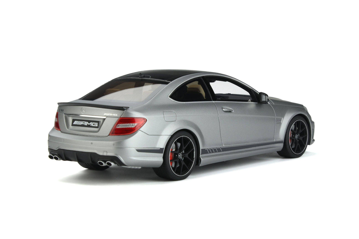 GT Spirit - Mercedes-Benz C63 AMG "Edition 507" (W204) (Designo Magno Platinum Matte) 1:18 Scale Model Car
