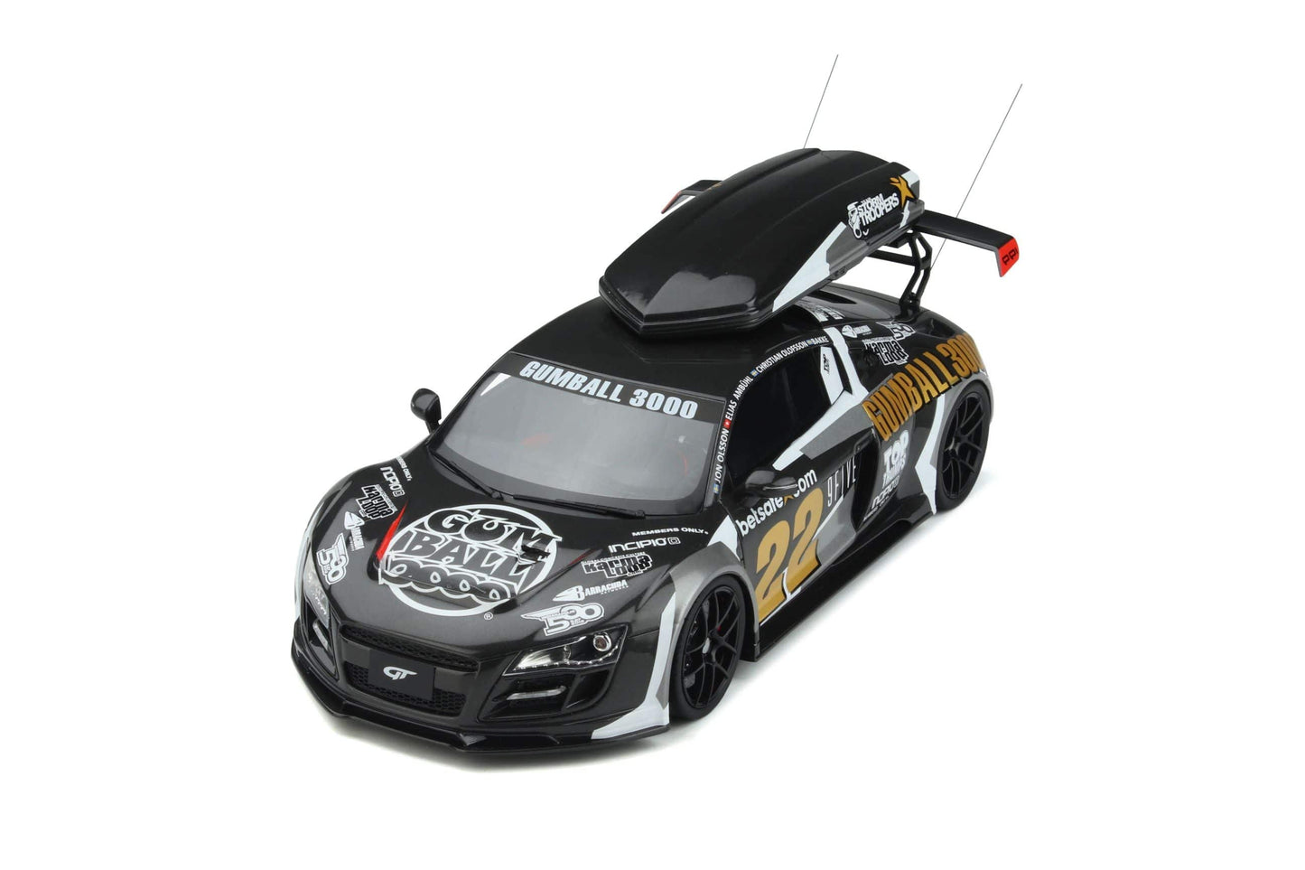 GT Spirit - Jon Osslon R8 V10 PPI Razor GTR "Gumball 3000" 1:18 Scale Model Car - Model Cars Canada Inc.