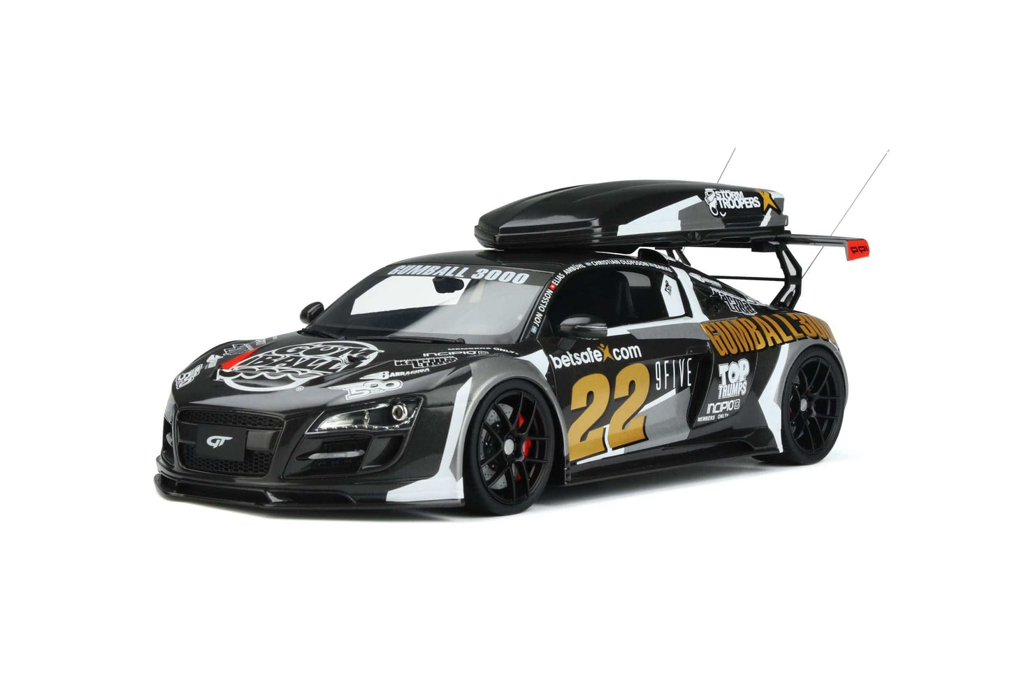 GT Spirit - Jon Osslon R8 V10 PPI Razor GTR "Gumball 3000" 1:18 Scale Model Car - Model Cars Canada Inc.