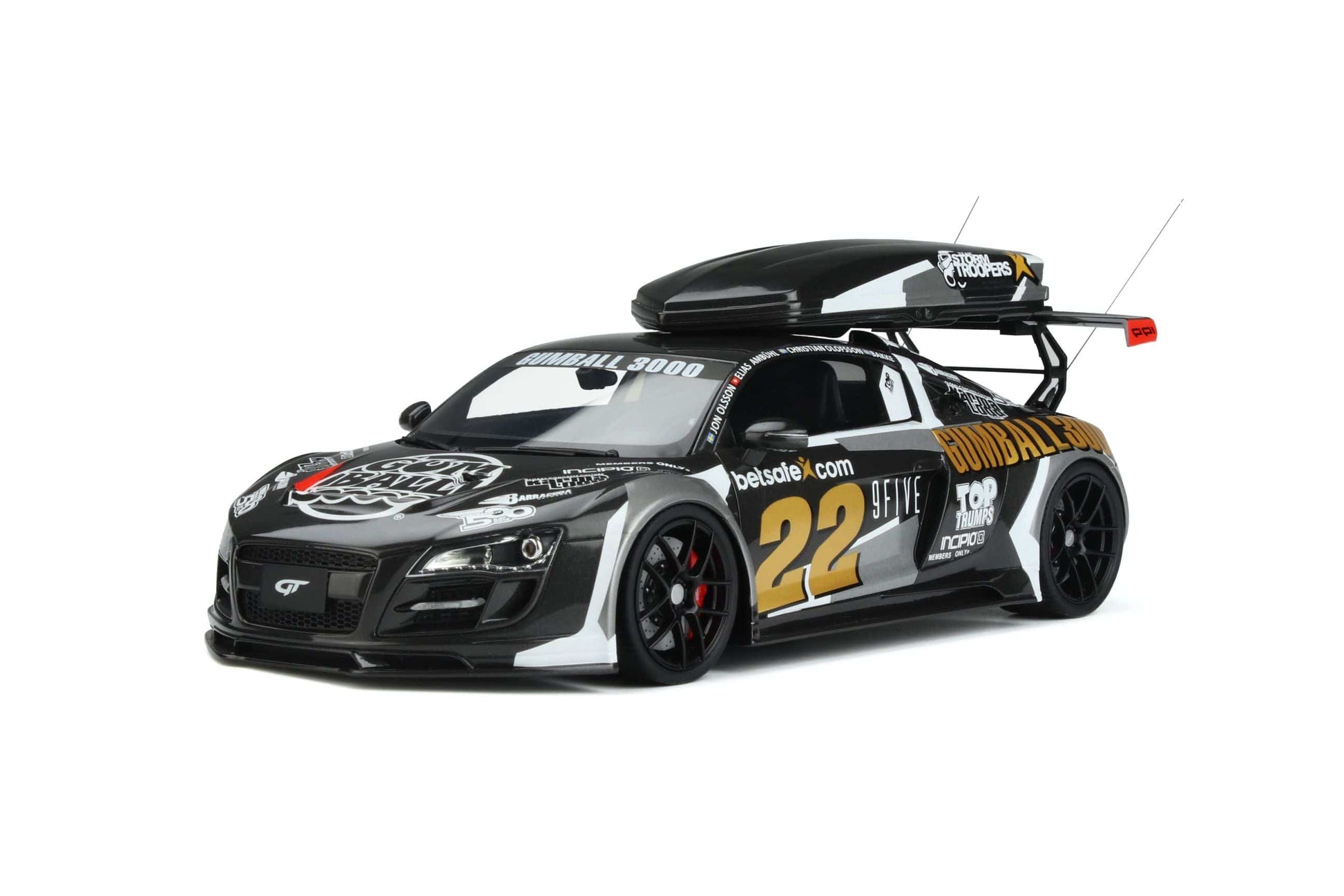 GT Spirit - Jon Osslon R8 V10 PPI Razor GTR "Gumball 3000" 1:18 Scale Model Car - Model Cars Canada Inc.