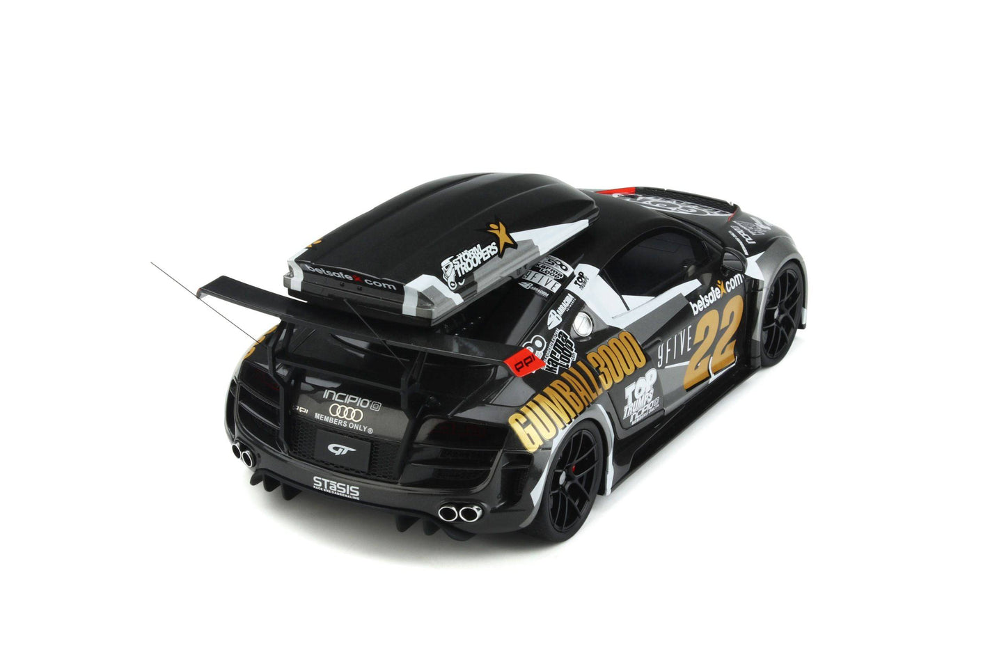 GT Spirit - Jon Osslon R8 V10 PPI Razor GTR "Gumball 3000" 1:18 Scale Model Car - Model Cars Canada Inc.