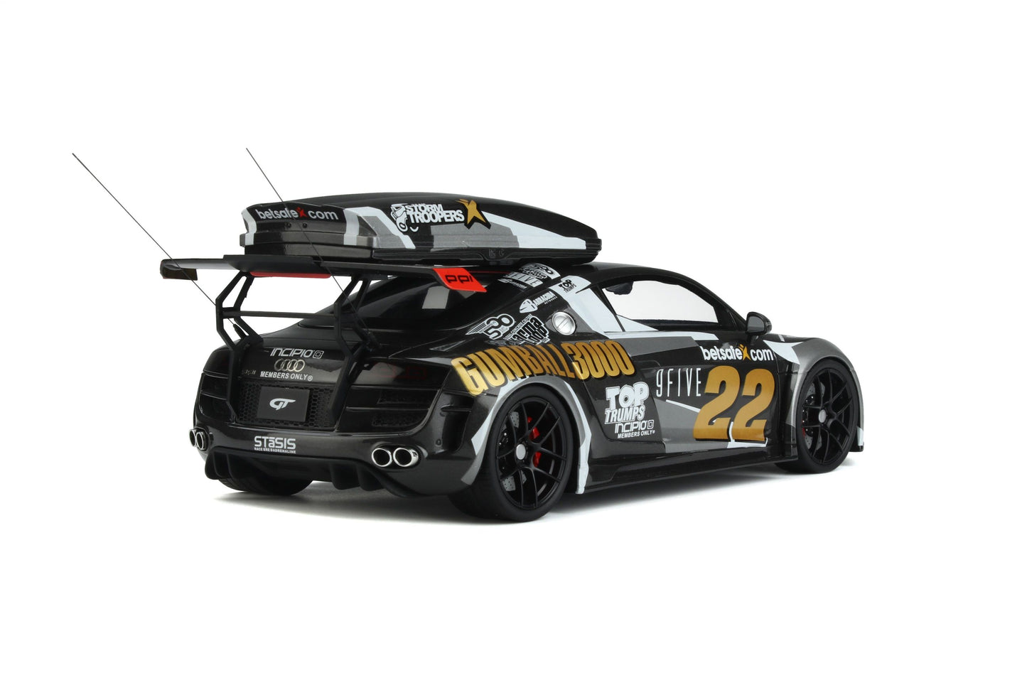 GT Spirit - Jon Osslon R8 V10 PPI Razor GTR "Gumball 3000" 1:18 Scale Model Car