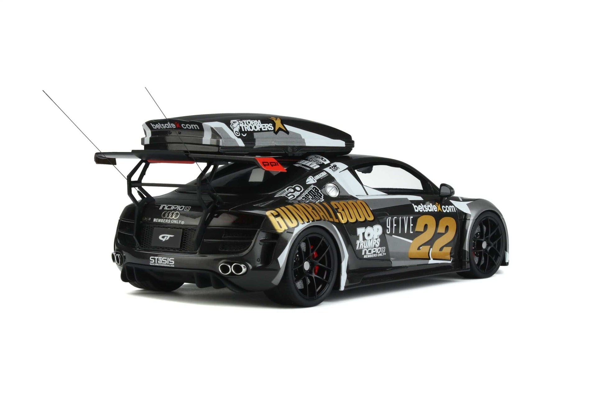 GT Spirit - Jon Osslon R8 V10 PPI Razor GTR "Gumball 3000" 1:18 Scale Model Car - Model Cars Canada Inc.
