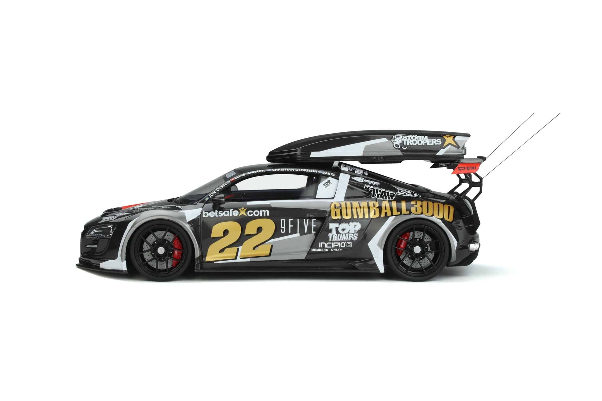 GT Spirit - Jon Osslon R8 V10 PPI Razor GTR "Gumball 3000" 1:18 Scale Model Car - Model Cars Canada Inc.