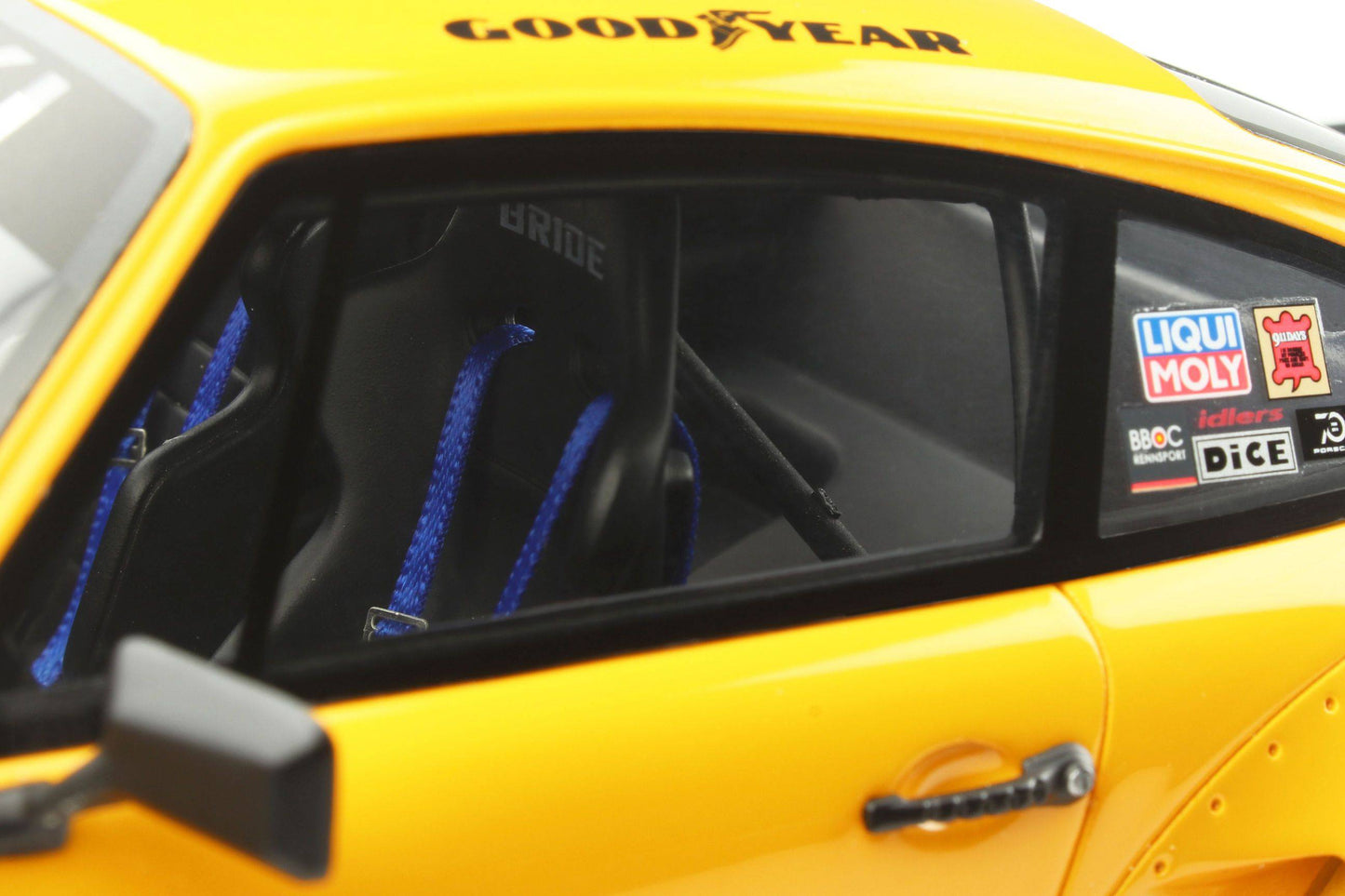 GT Spirit - Porsche 911 (930) Carrera RSR Hommage by Yamanouchi-San (Light Yellow) 1:18 Scale Model Car - Model Cars Canada Inc.