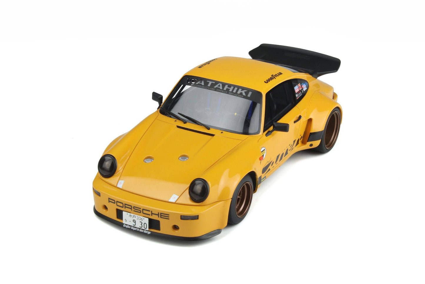 GT Spirit - Porsche 911 (930) Carrera RSR Hommage by Yamanouchi-San (Light Yellow) 1:18 Scale Model Car - Model Cars Canada Inc.