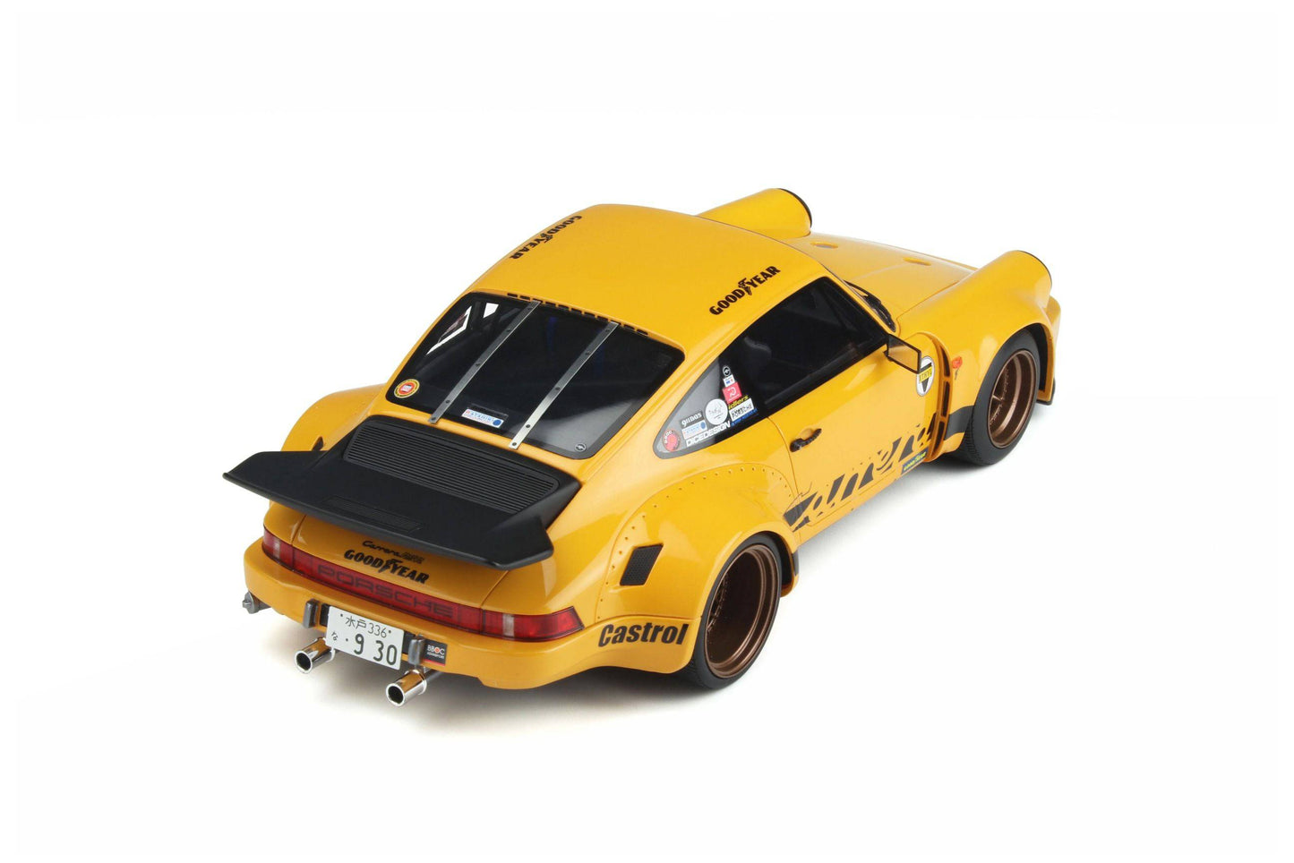 GT Spirit - Porsche 911 (930) Carrera RSR Hommage by Yamanouchi-San (Light Yellow) 1:18 Scale Model Car - Model Cars Canada Inc.