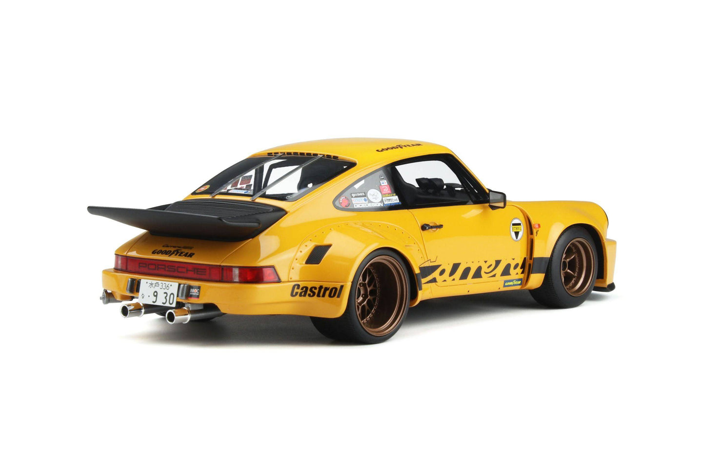 GT Spirit - Porsche 911 (930) Carrera RSR Hommage by Yamanouchi-San (Light Yellow) 1:18 Scale Model Car - Model Cars Canada Inc.