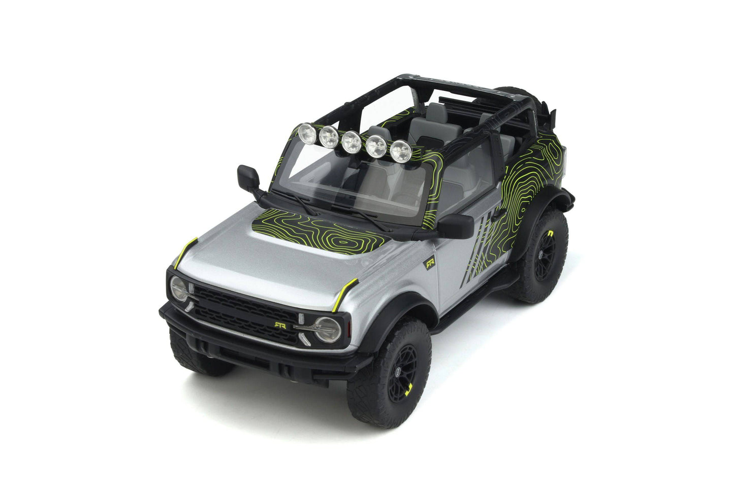 GT Spirit - Ford Bronco "RTR" (Iconic Silver) 1:18 Scale Model Car - Model Cars Canada Inc.