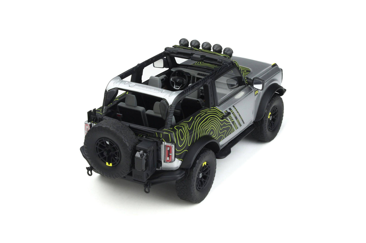 GT Spirit - Ford Bronco "RTR" (Iconic Silver) 1:18 Scale Model Car - Model Cars Canada Inc.