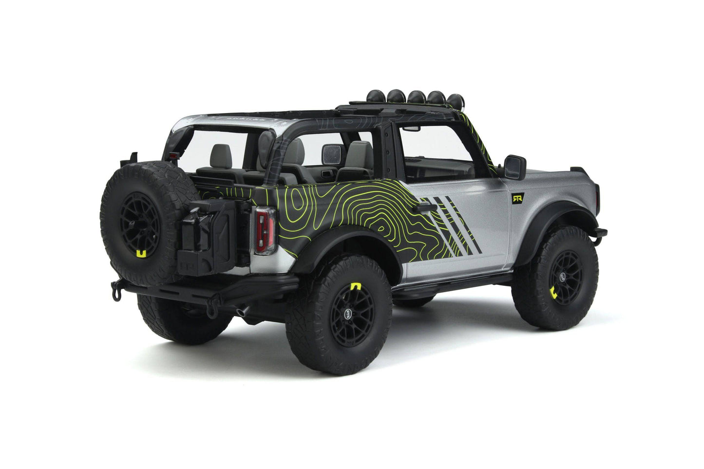 GT Spirit - Ford Bronco "RTR" (Iconic Silver) 1:18 Scale Model Car - Model Cars Canada Inc.