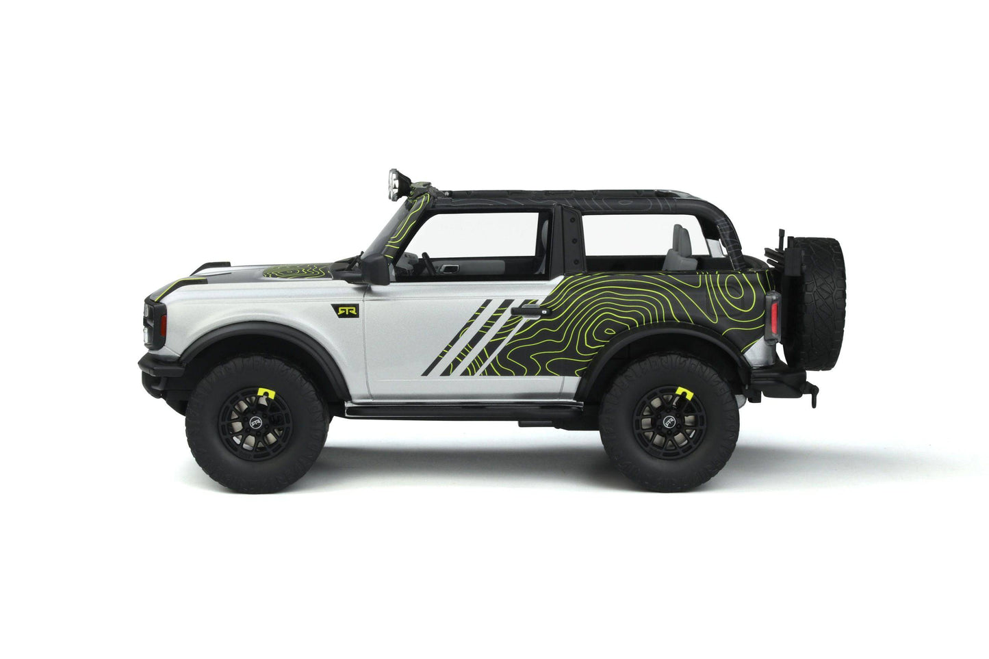 GT Spirit - Ford Bronco "RTR" (Iconic Silver) 1:18 Scale Model Car - Model Cars Canada Inc.