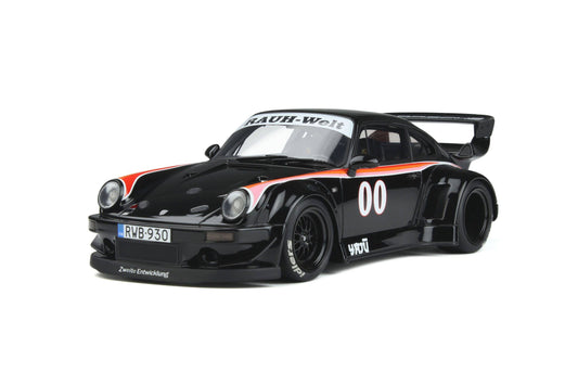 GT Spirit - RWB Porsche 911 (930) "Yaju" (Black) 1:18 Scale Model Car - Model Cars Canada Inc.