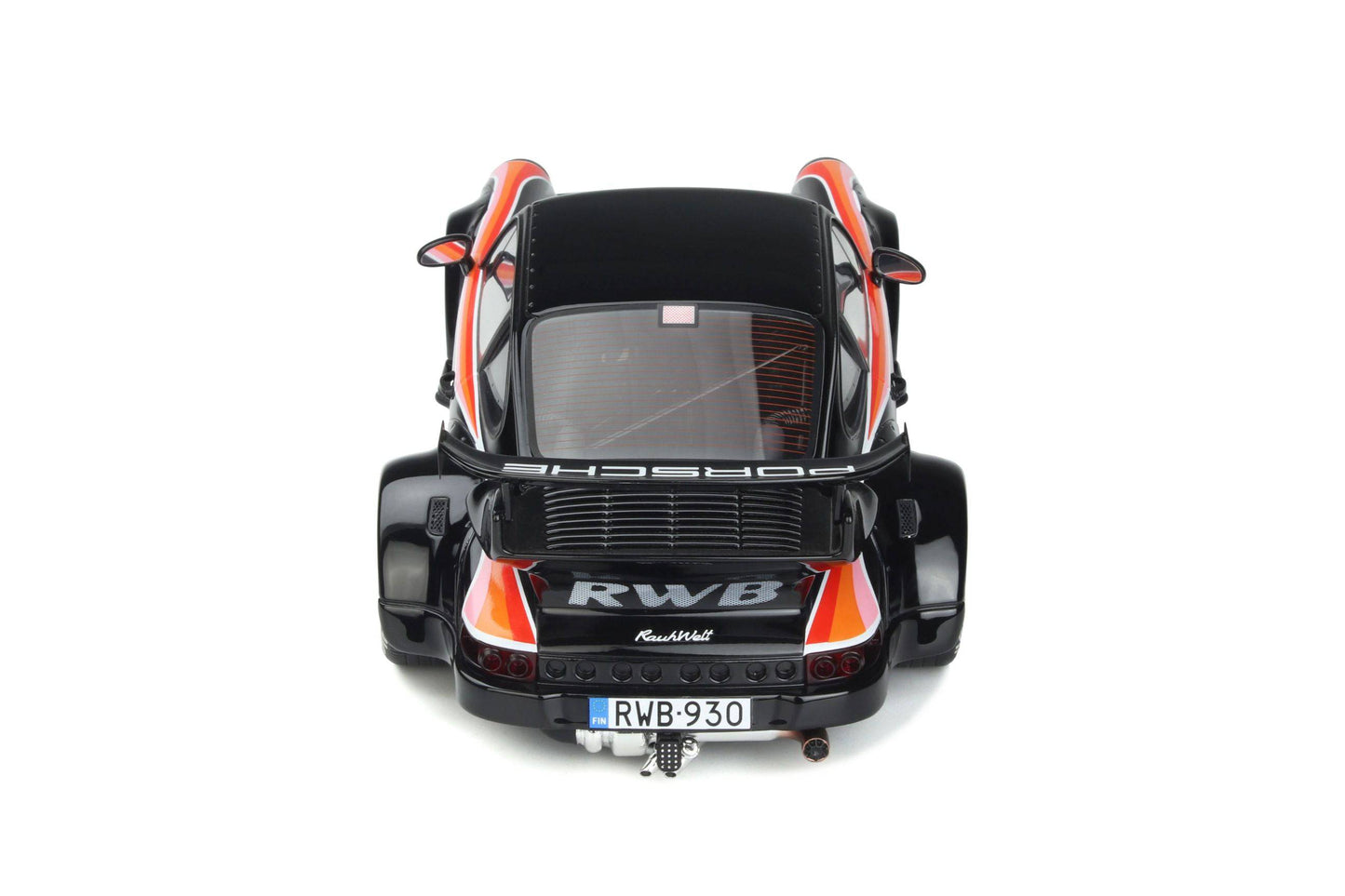 GT Spirit - RWB Porsche 911 (930) "Yaju" (Black) 1:18 Scale Model Car - Model Cars Canada Inc.