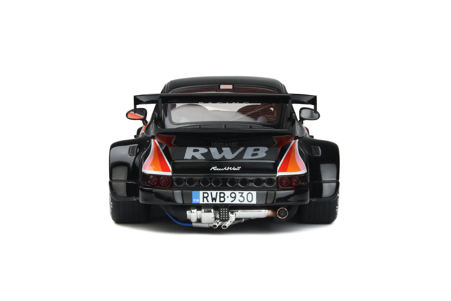 GT Spirit - RWB Porsche 911 (930) "Yaju" (Black) 1:18 Scale Model Car - Model Cars Canada Inc.