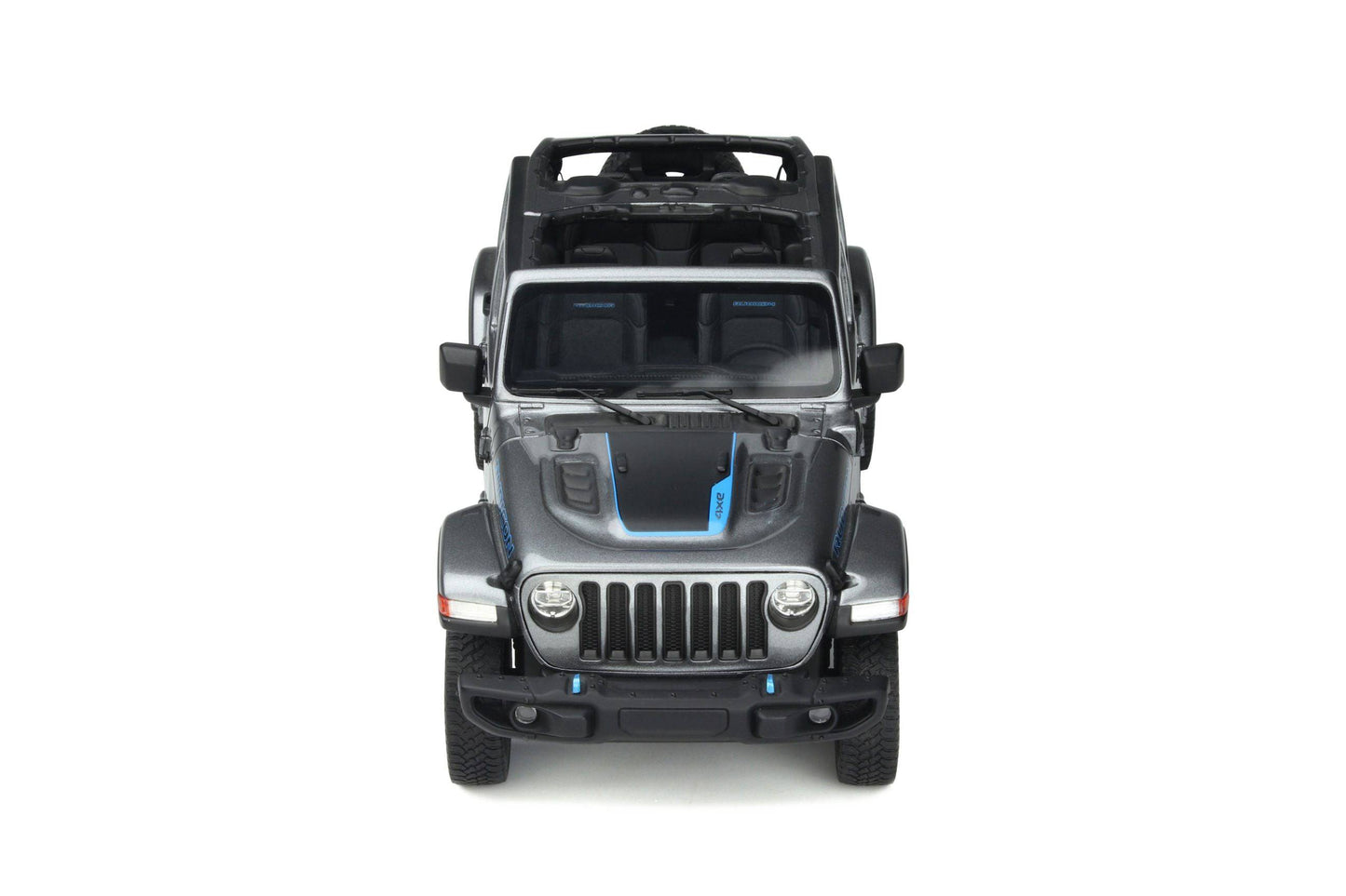 GT Spirit - Jeep Wrangler 4xe (Silver Zynith Clearcoat) 1:18 Scale Model Car - Model Cars Canada Inc.